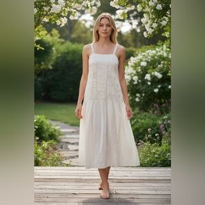 Zara Cream Summer Dress